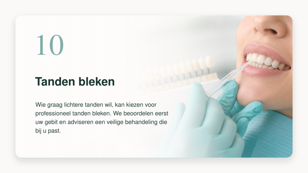Tanden bleken bij BestDent